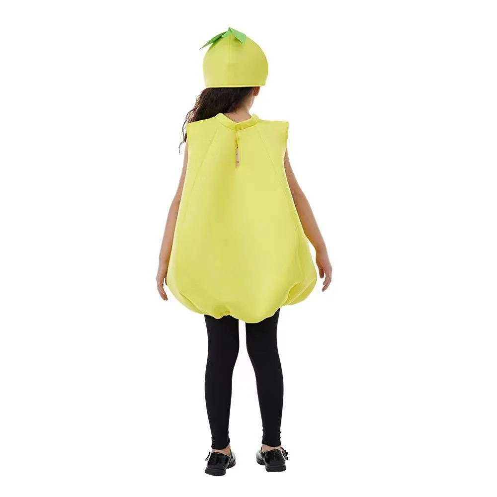 Kids Lemon Baby Fruit Jumpsuit Halloween Cosplay School Party Costumes