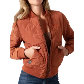 Kimes Ranch Ladies Marinos Dark Rust Bomber Jacket MAR-RUST