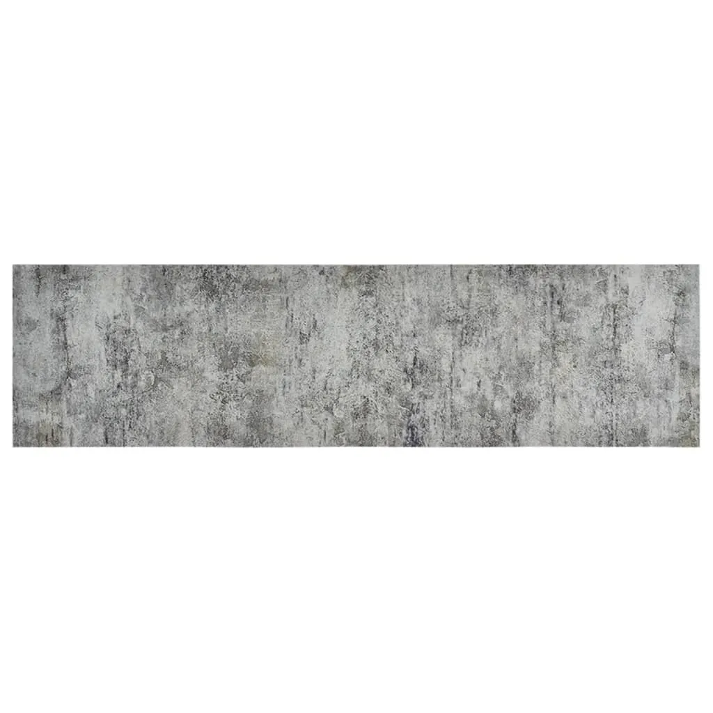 Kitchen Rug Washable Beton 45x150 cm Velvet