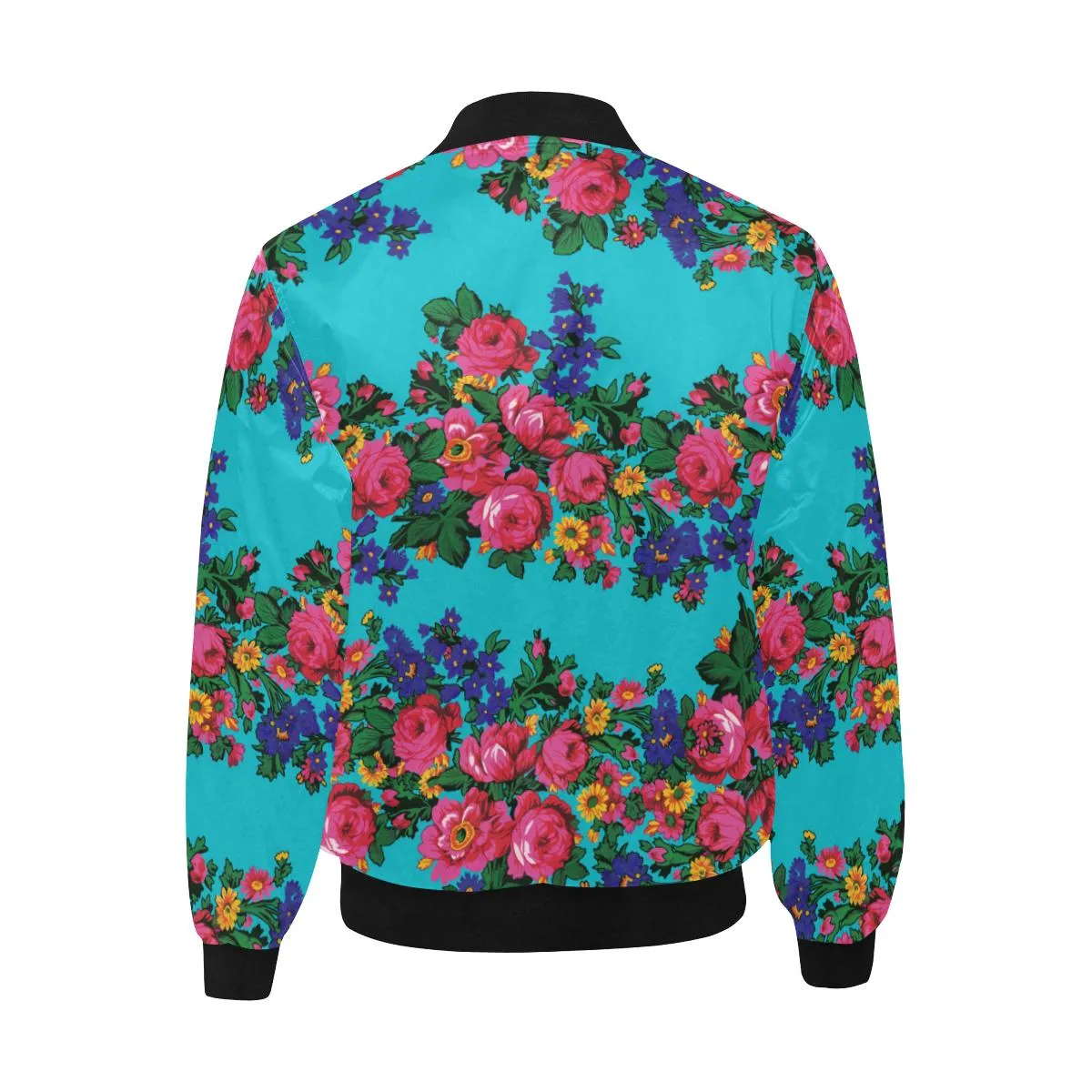 Kokum's Revenge-Sky Unisex Heavy Bomber Jacket with Quilted Lining