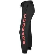 Ladies Black WSU COUGARS Joggers