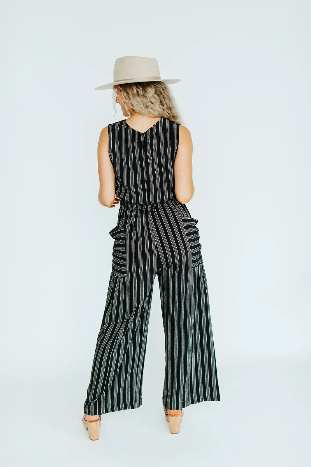 Liberty Striped Jumpsuit