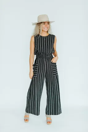 Liberty Striped Jumpsuit