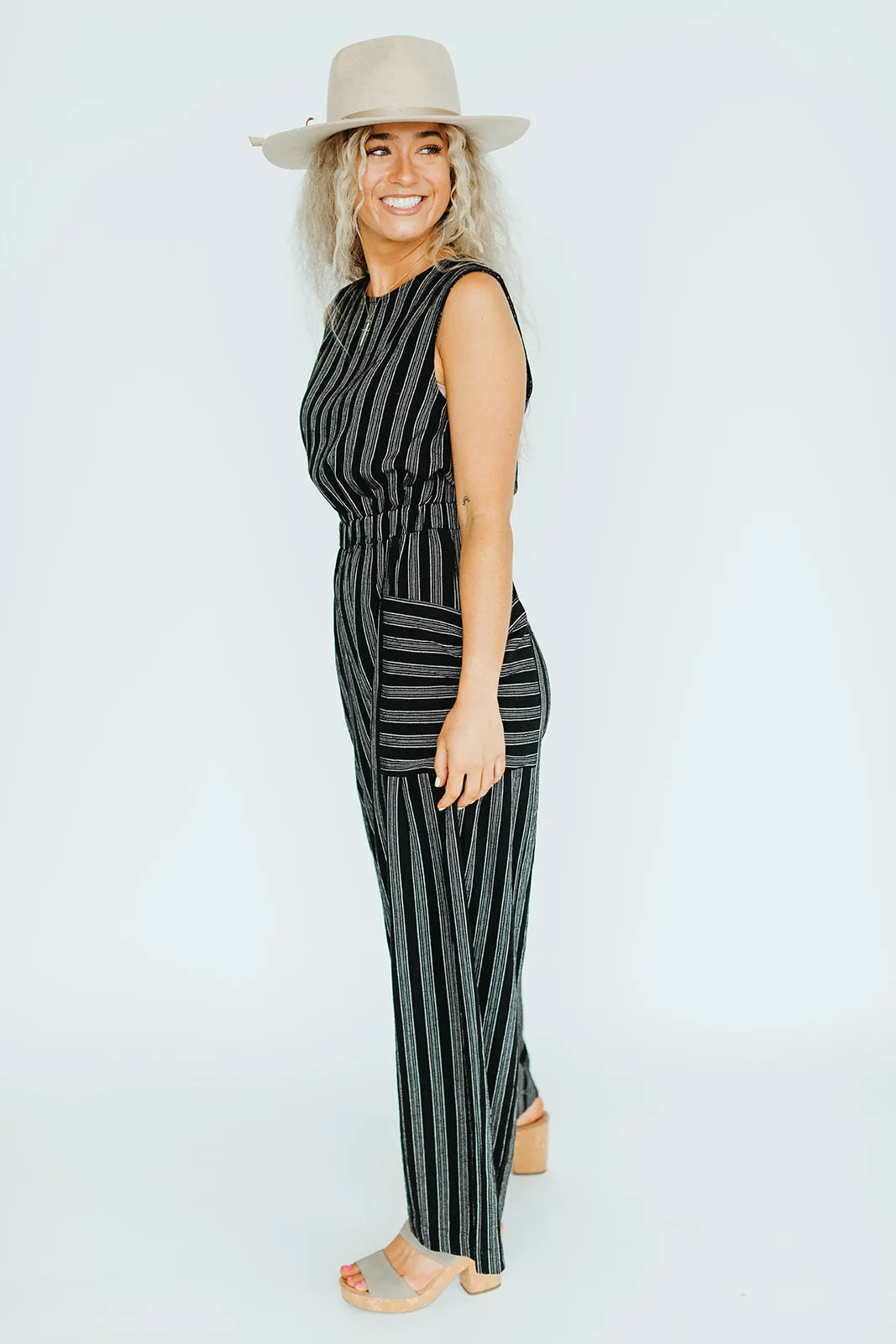 Liberty Striped Jumpsuit