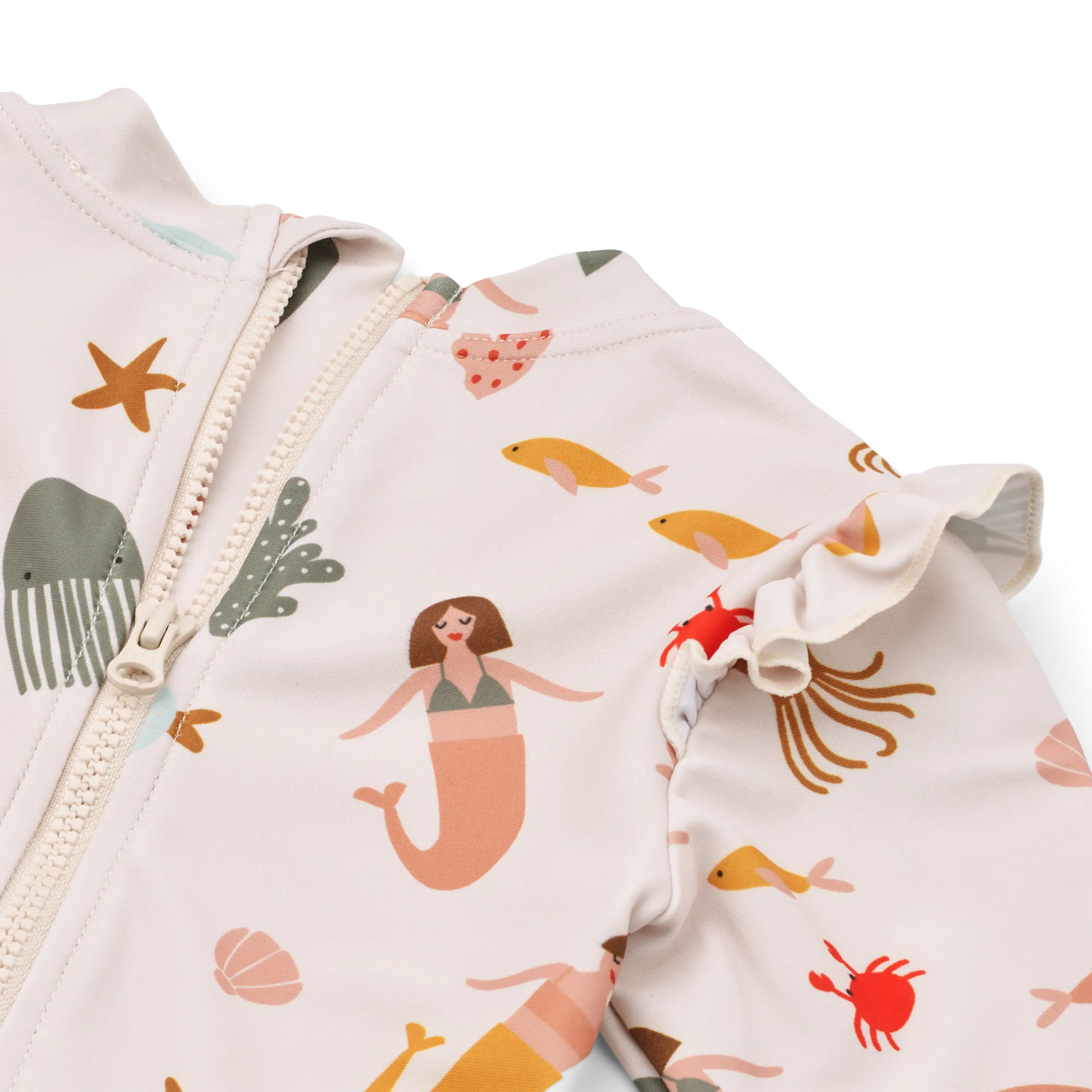 Liewood Baby Sille Long-Sleeve Swimsuit - Mermaids Sandy