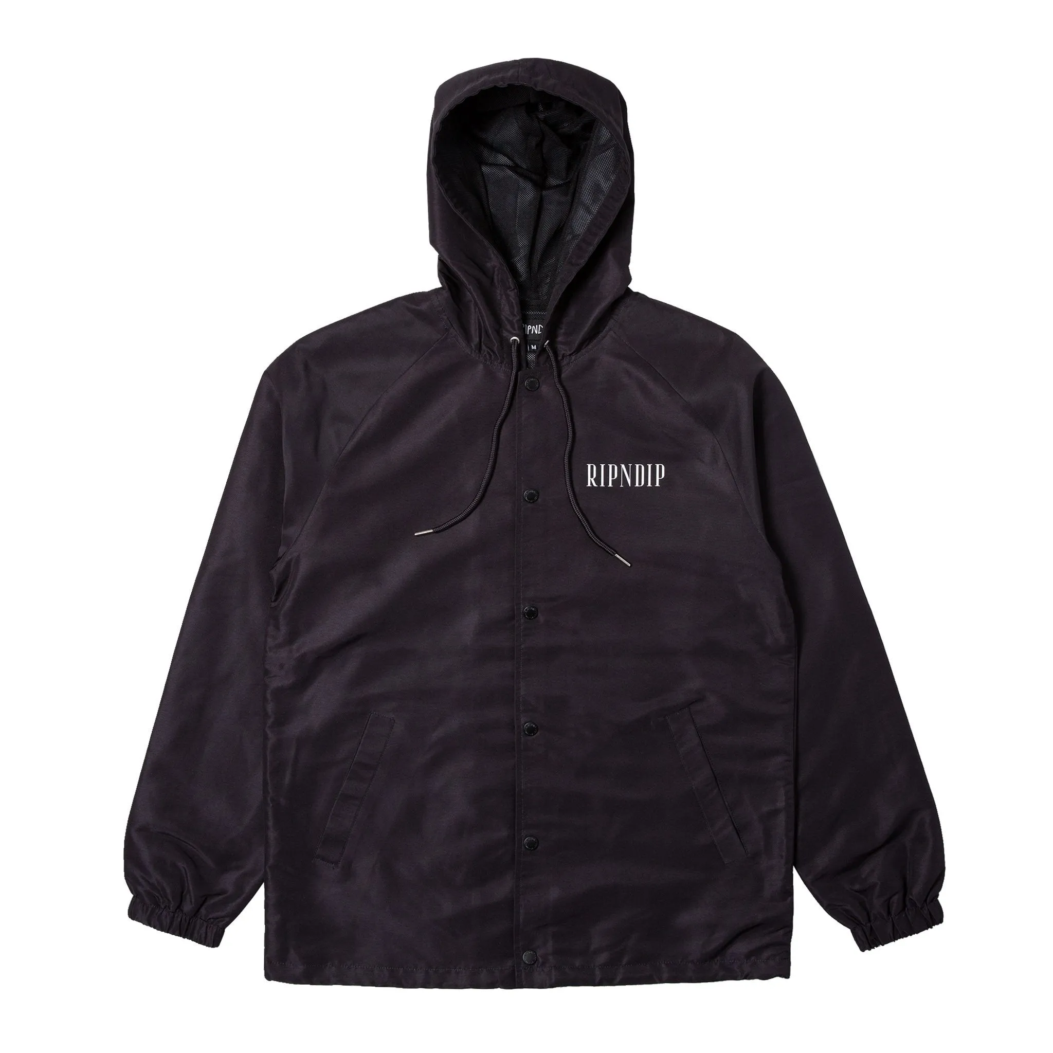 Lights Out Hooded Coaches Jacket (Black)