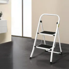 Lightweight Folding 2 Step Ladder with Non-Slip Feet - Giantz