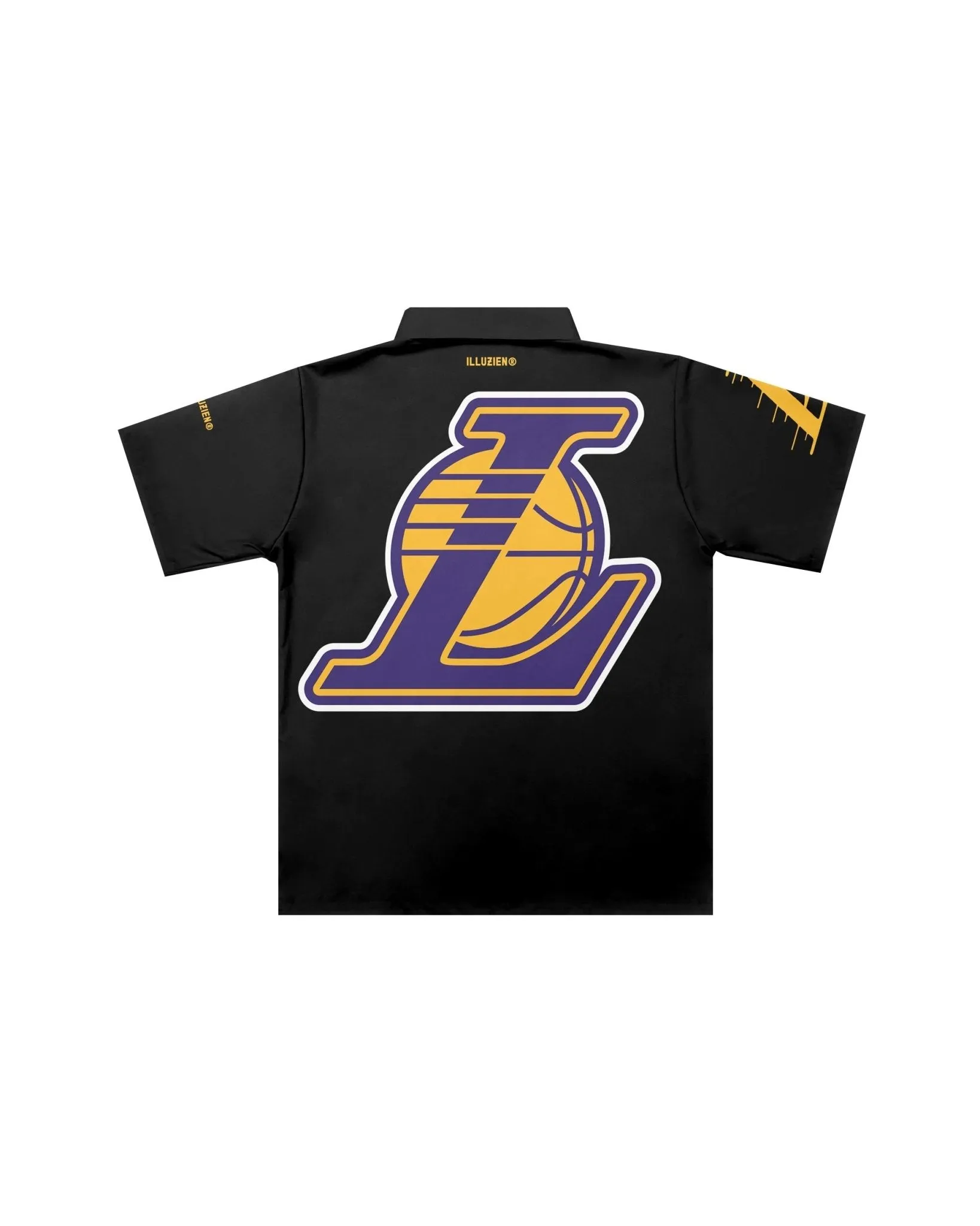 Los Angeles Lakers "Big Logo" Traditional Barber Jacket