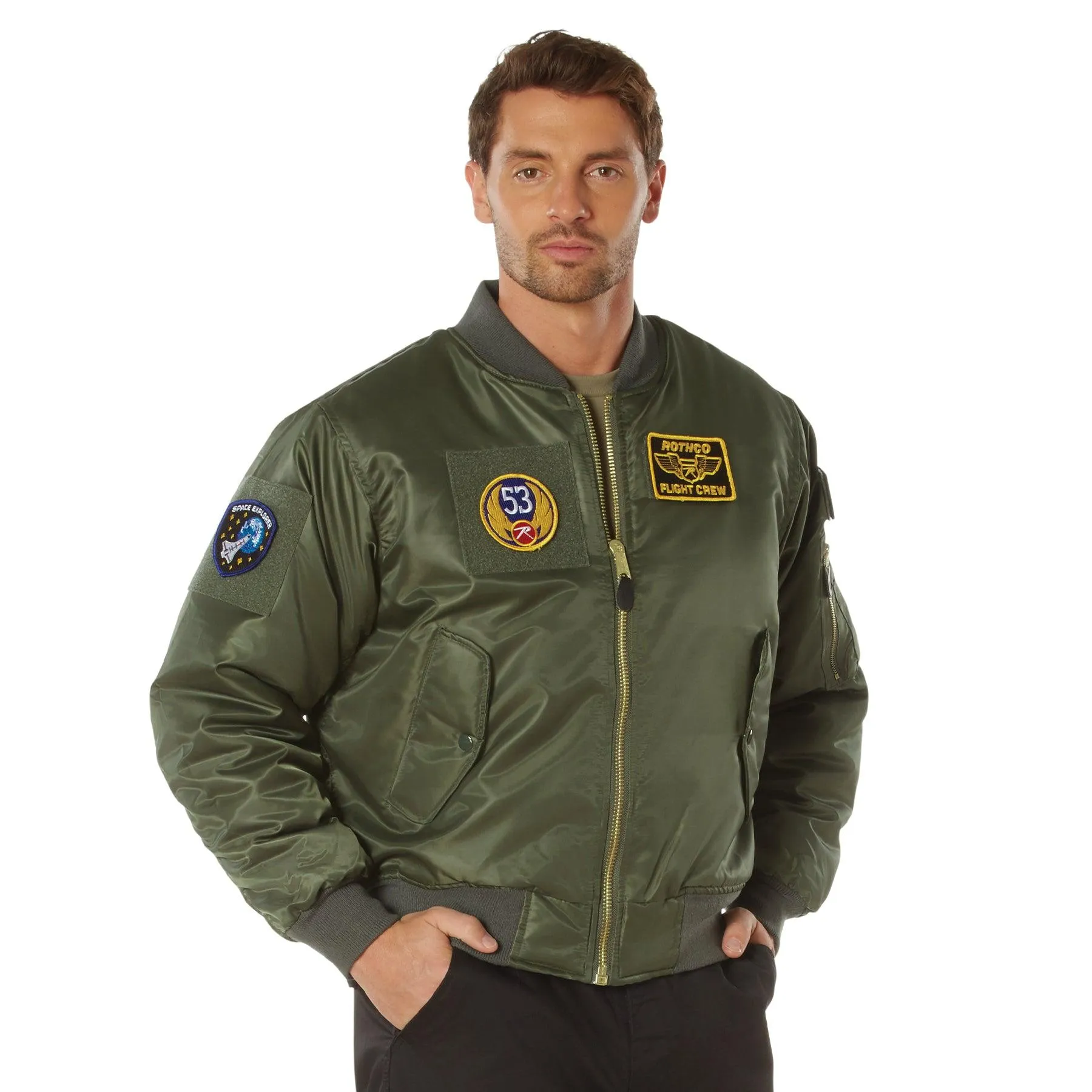 MA-1 Flight Jacket with Patches