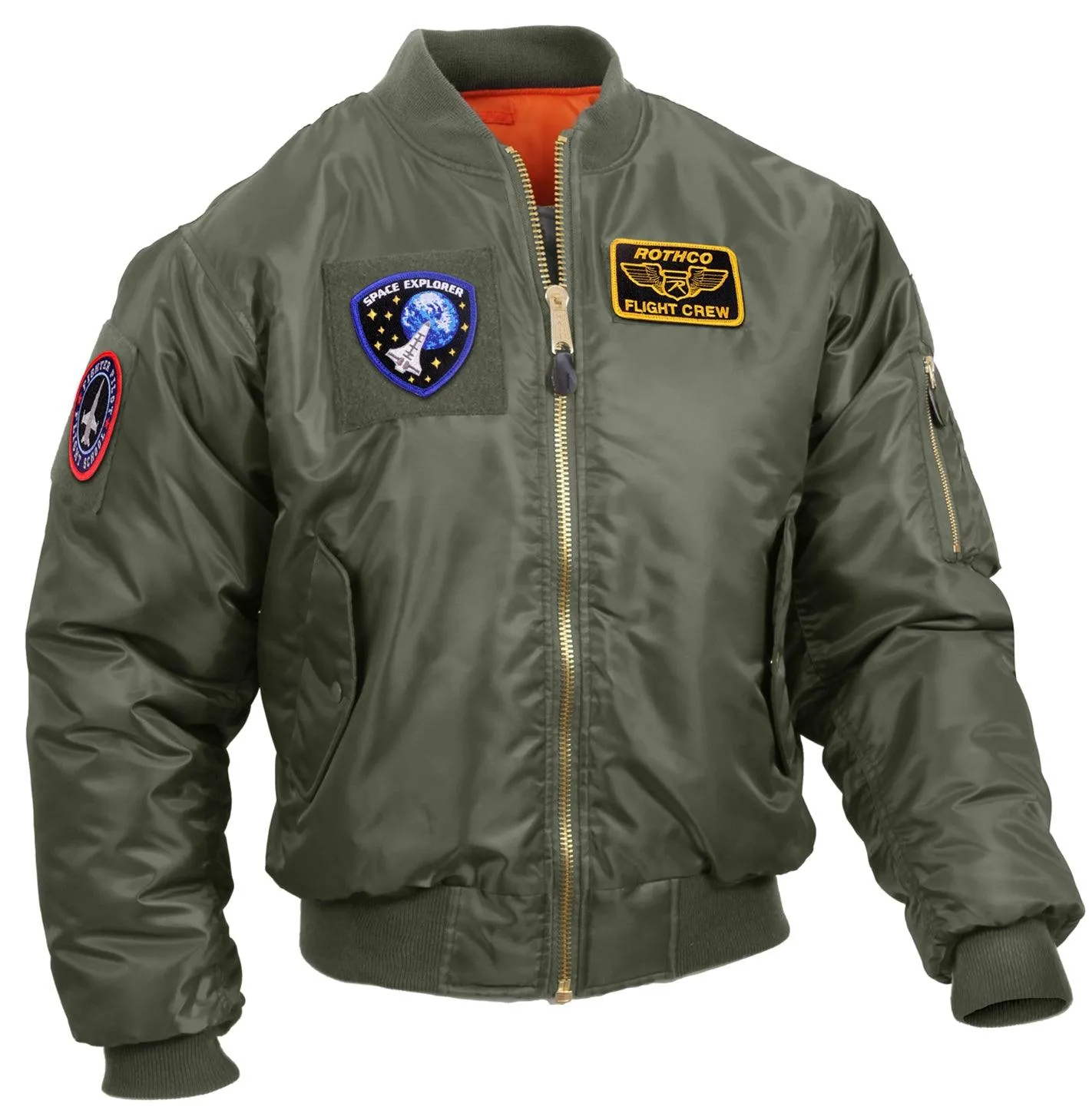 MA-1 Flight Jacket with Patches