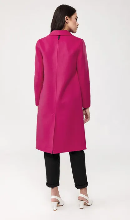 Mackage - Hens Double-Face Wool Coat in Fuchsia