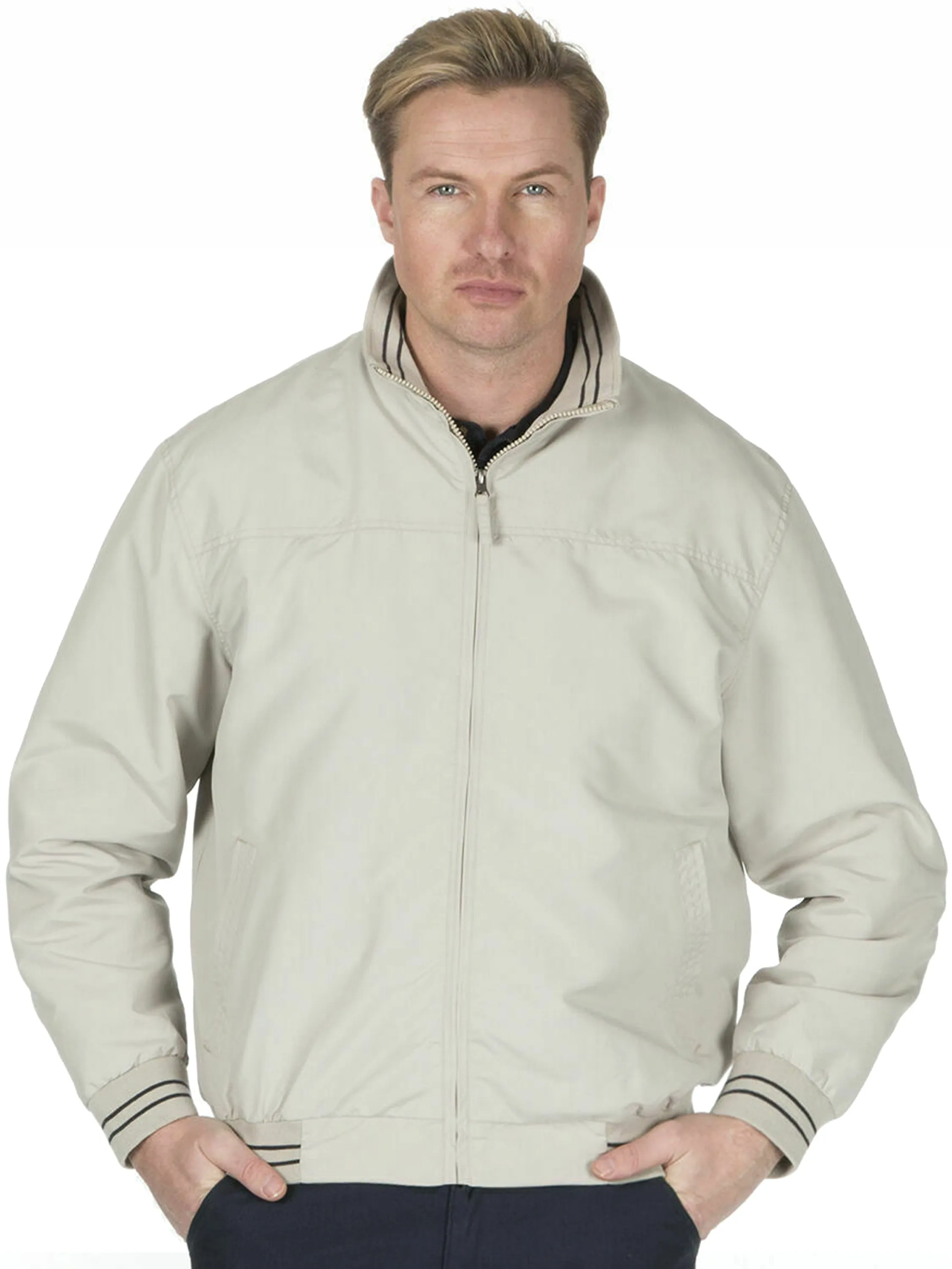 Mens Classic Casual Golf Bomber Jacket