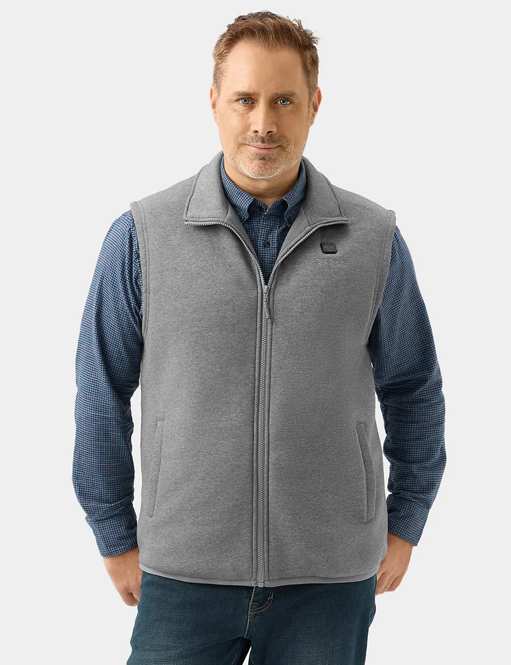 Men's Heated Fleece Vest - New Colours