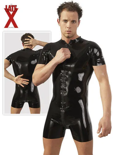 Men's Latex Short Jumpsuit