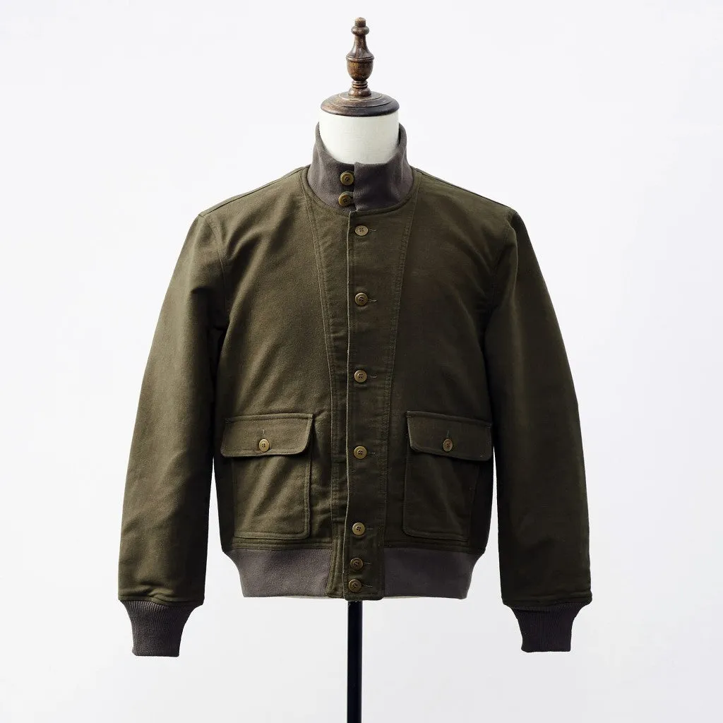 Men's Olive Type A1 Bomber Jacket