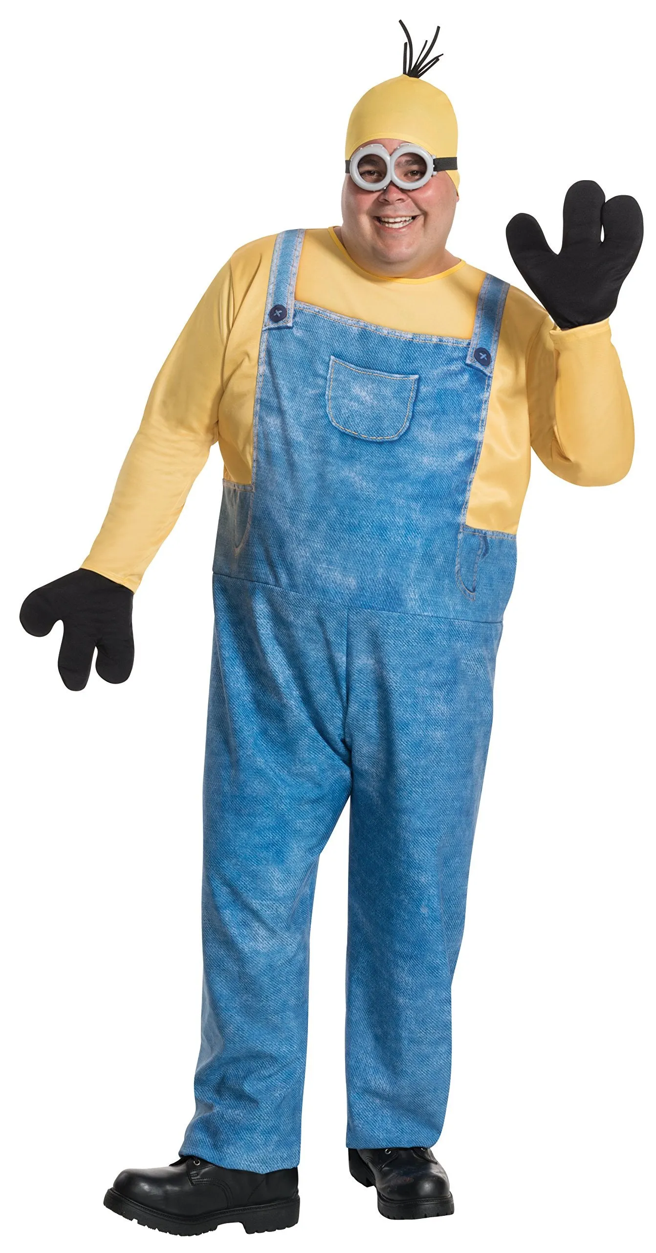 Mens Plus Size Minion Kevin Costume