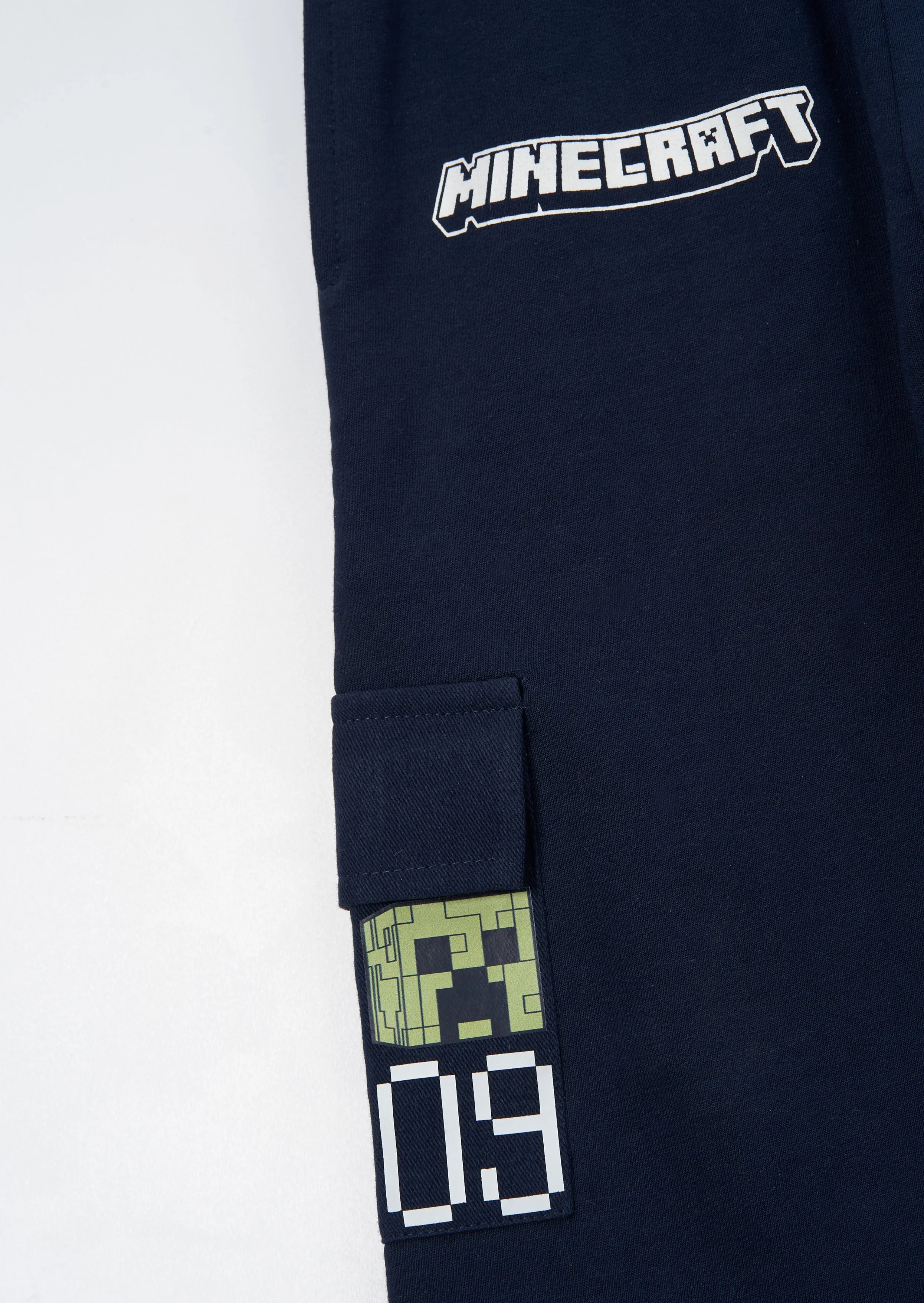 Minecraft Navy Woven Pocket Cargo Jogger