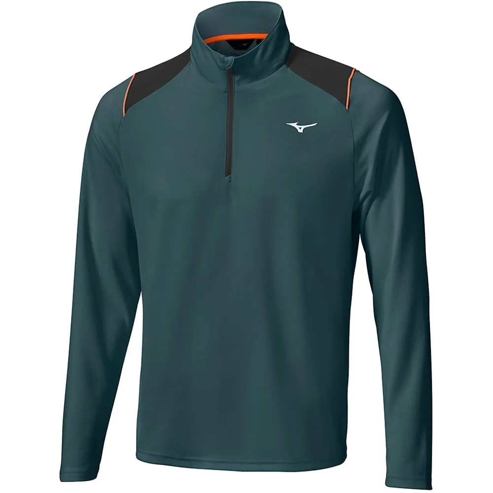 Mizuno Breath Thermo Elite 1/4 Zip Pullover - Navy