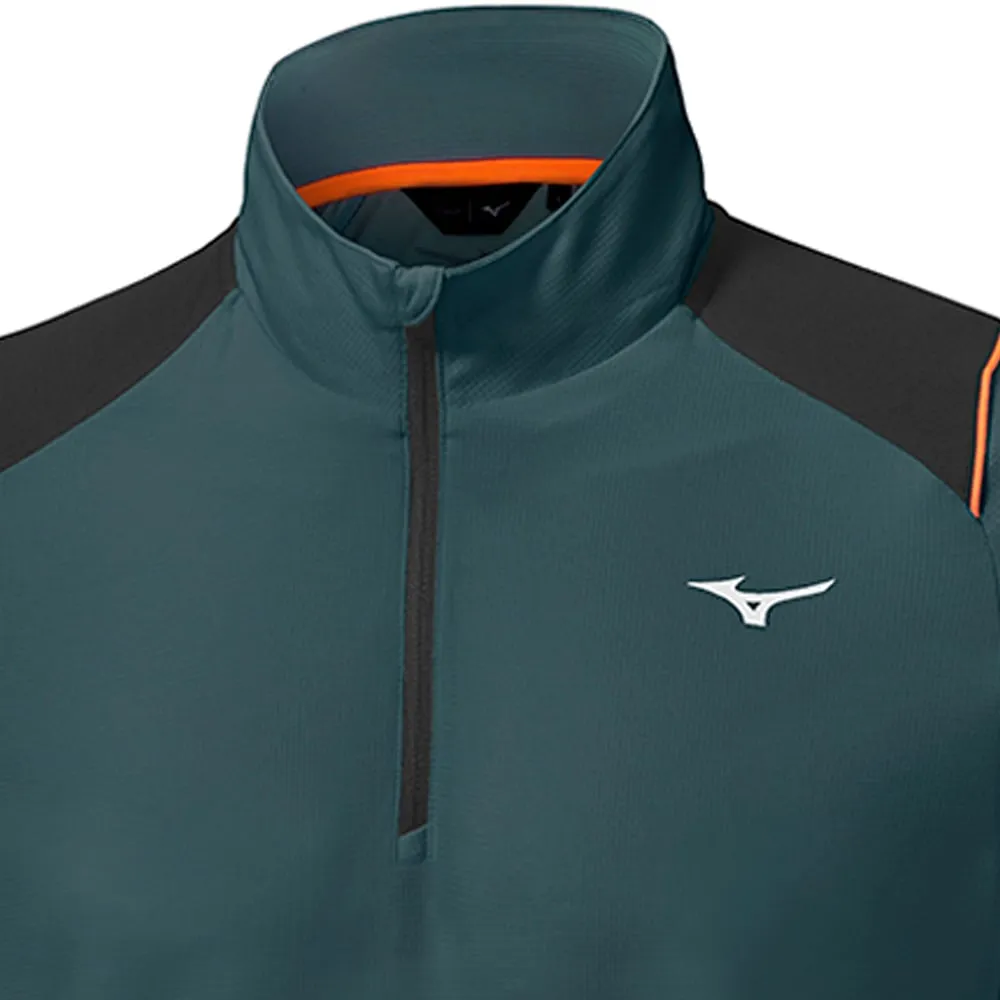 Mizuno Breath Thermo Elite 1/4 Zip Pullover - Navy