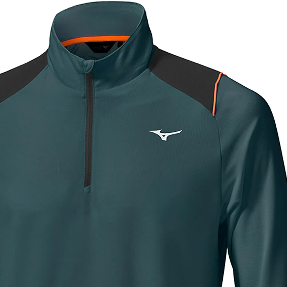 Mizuno Breath Thermo Elite 1/4 Zip Pullover - Navy