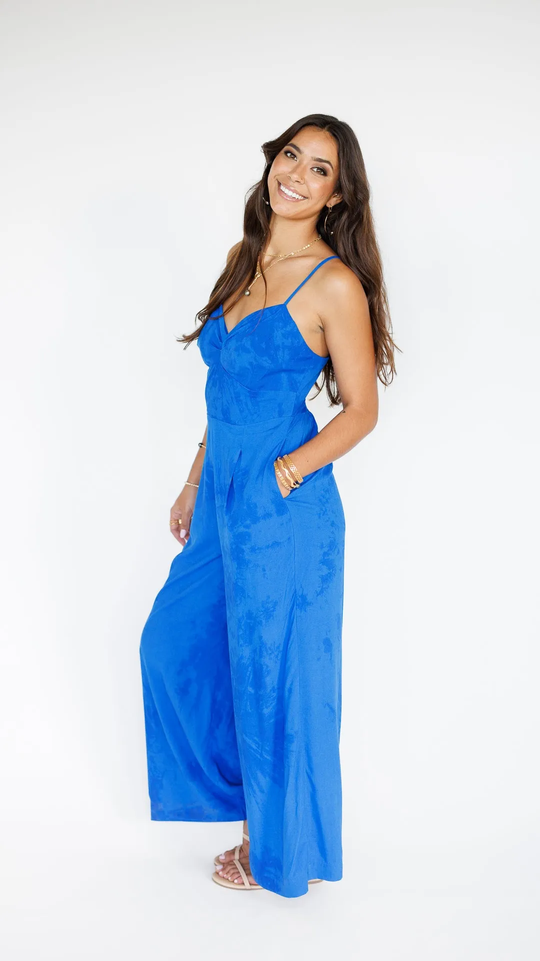 Morena Jumpsuit / Murky Cobalt