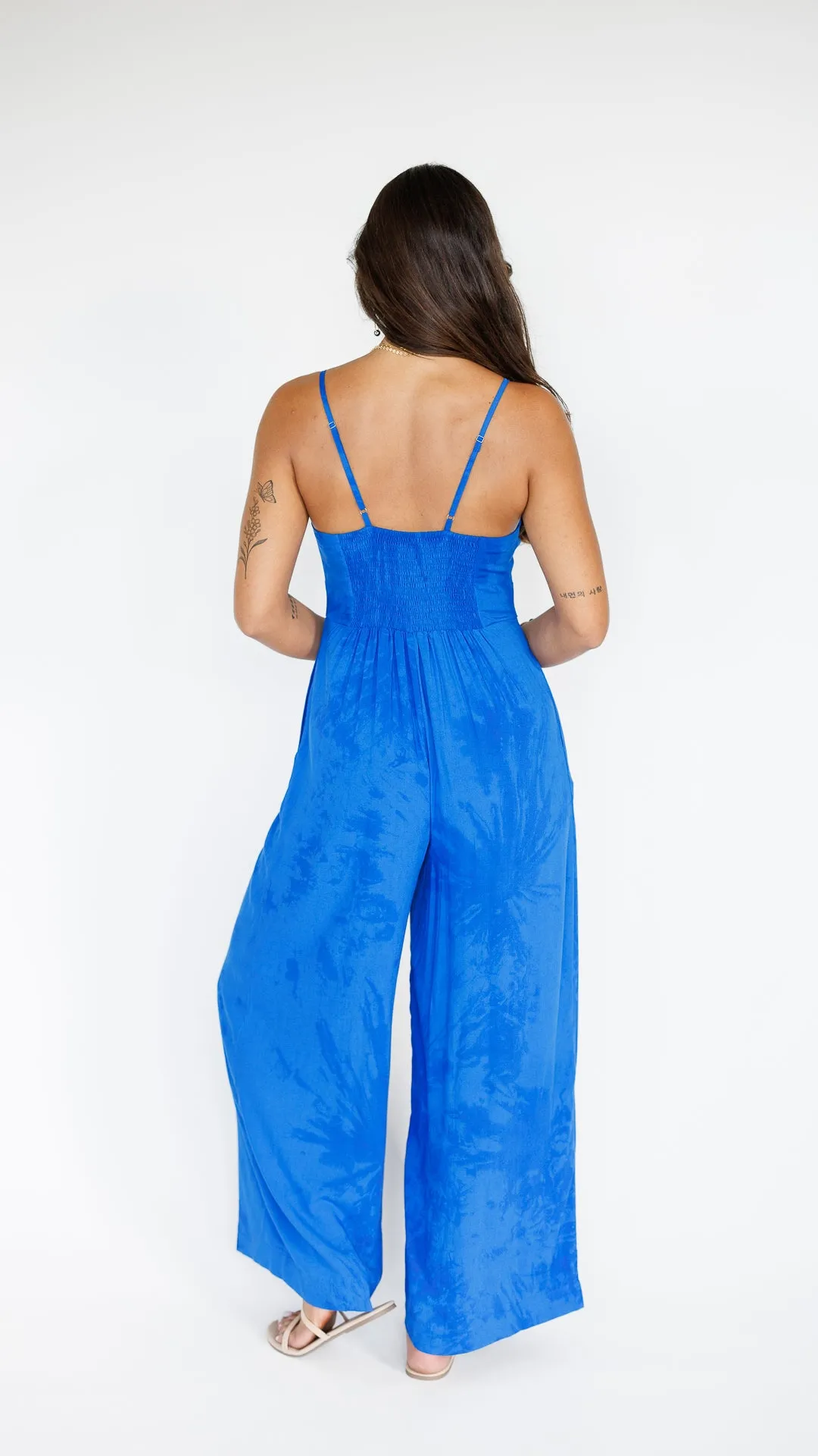 Morena Jumpsuit / Murky Cobalt