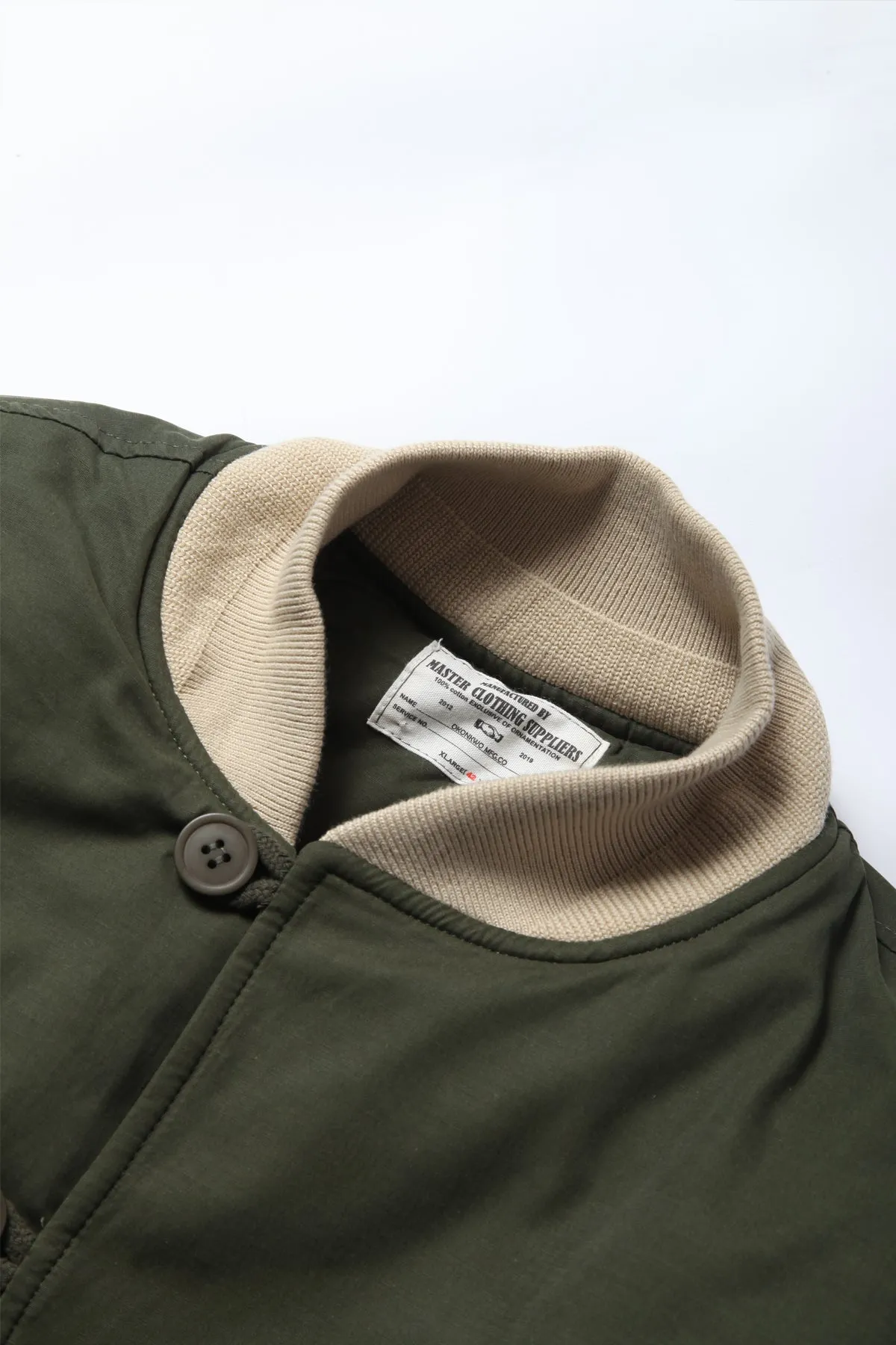 Okonkwo MFG - Quilted Bomber Jacket - Olive