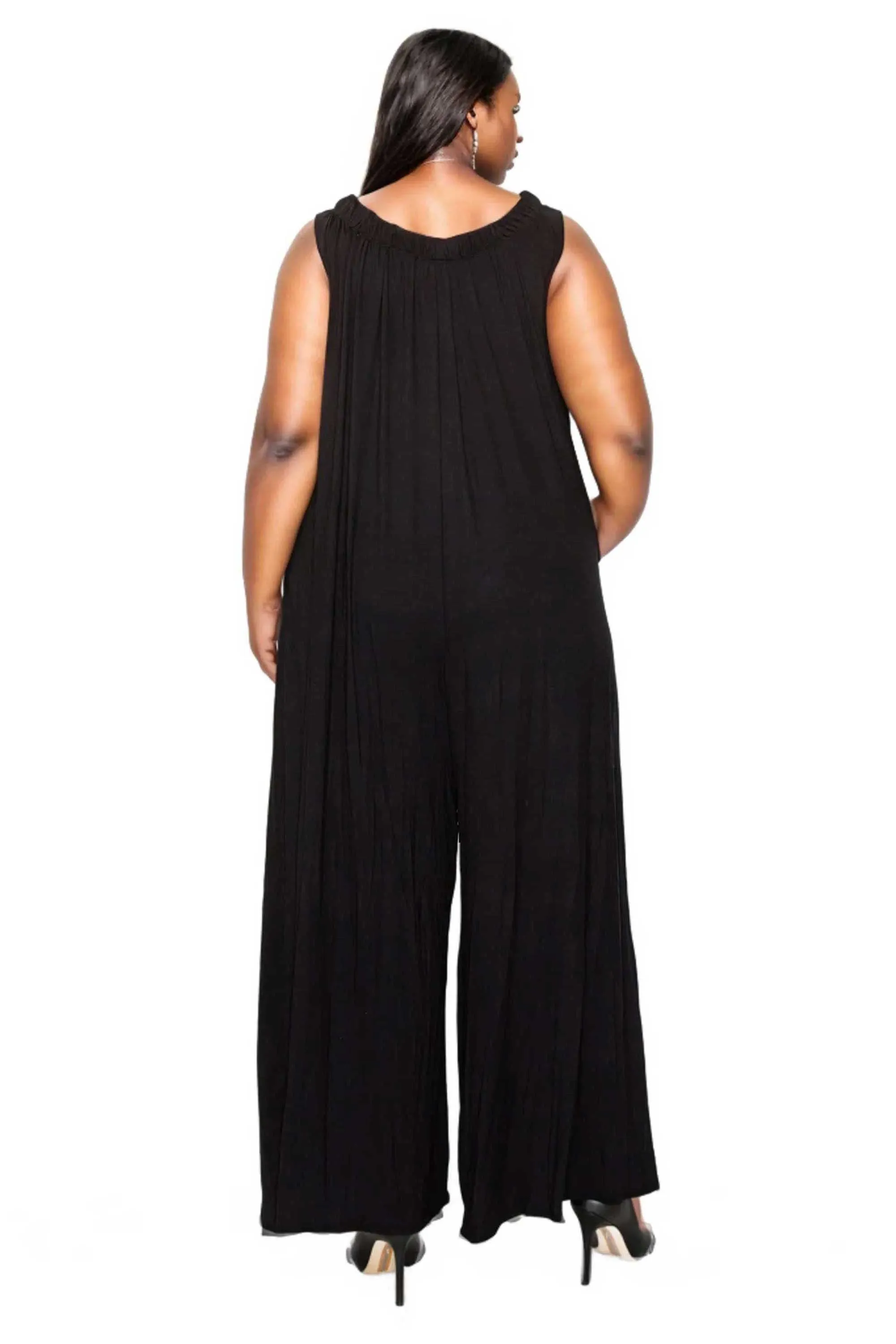 Olson Wide Leg Pocket Jumpsuit