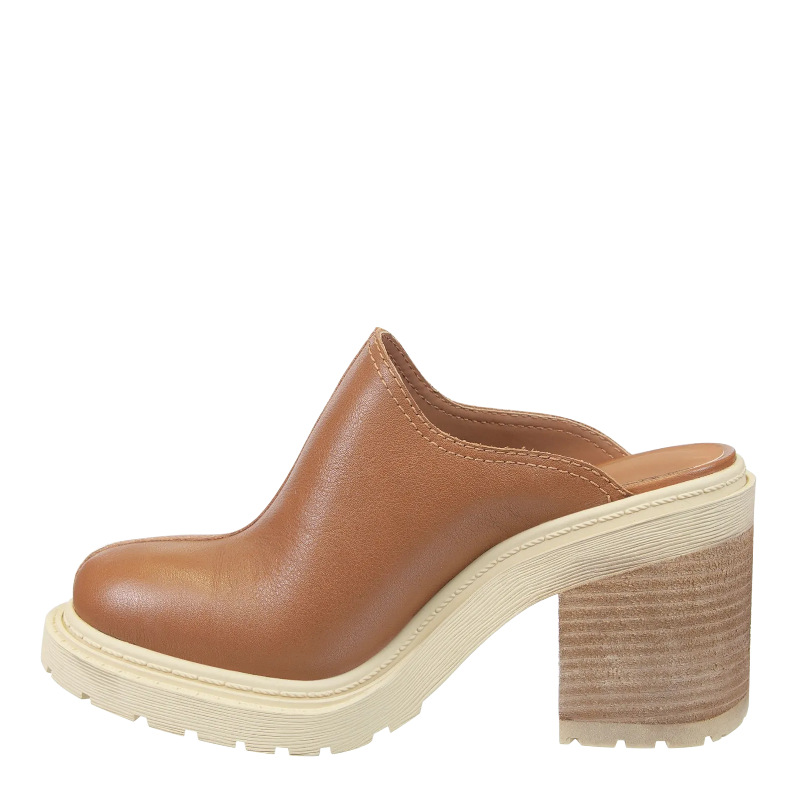 OTBT - RISE in CAMEL Heeled Mules