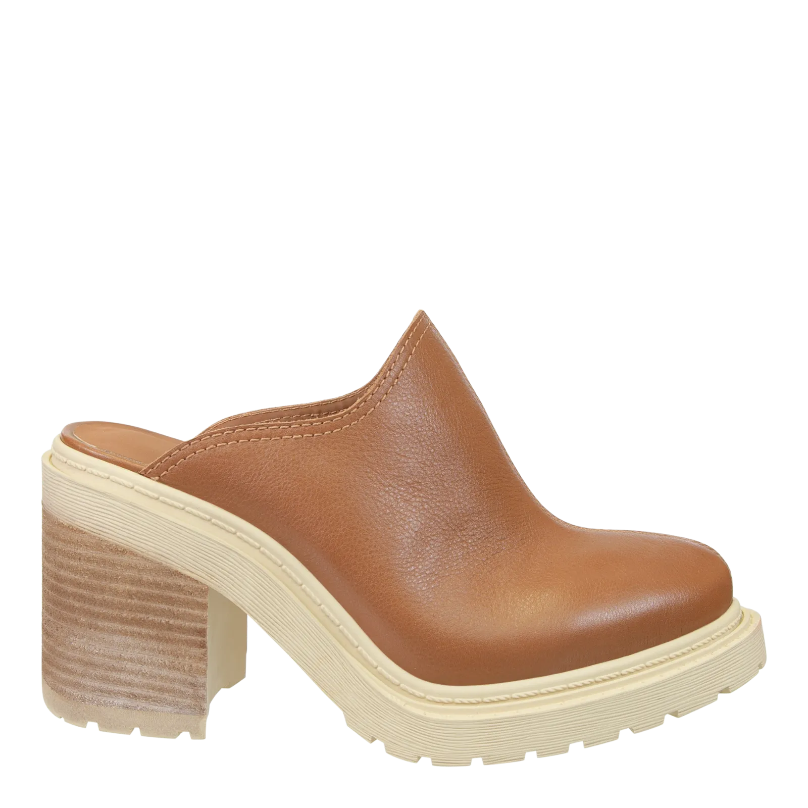 OTBT - RISE in CAMEL Heeled Mules