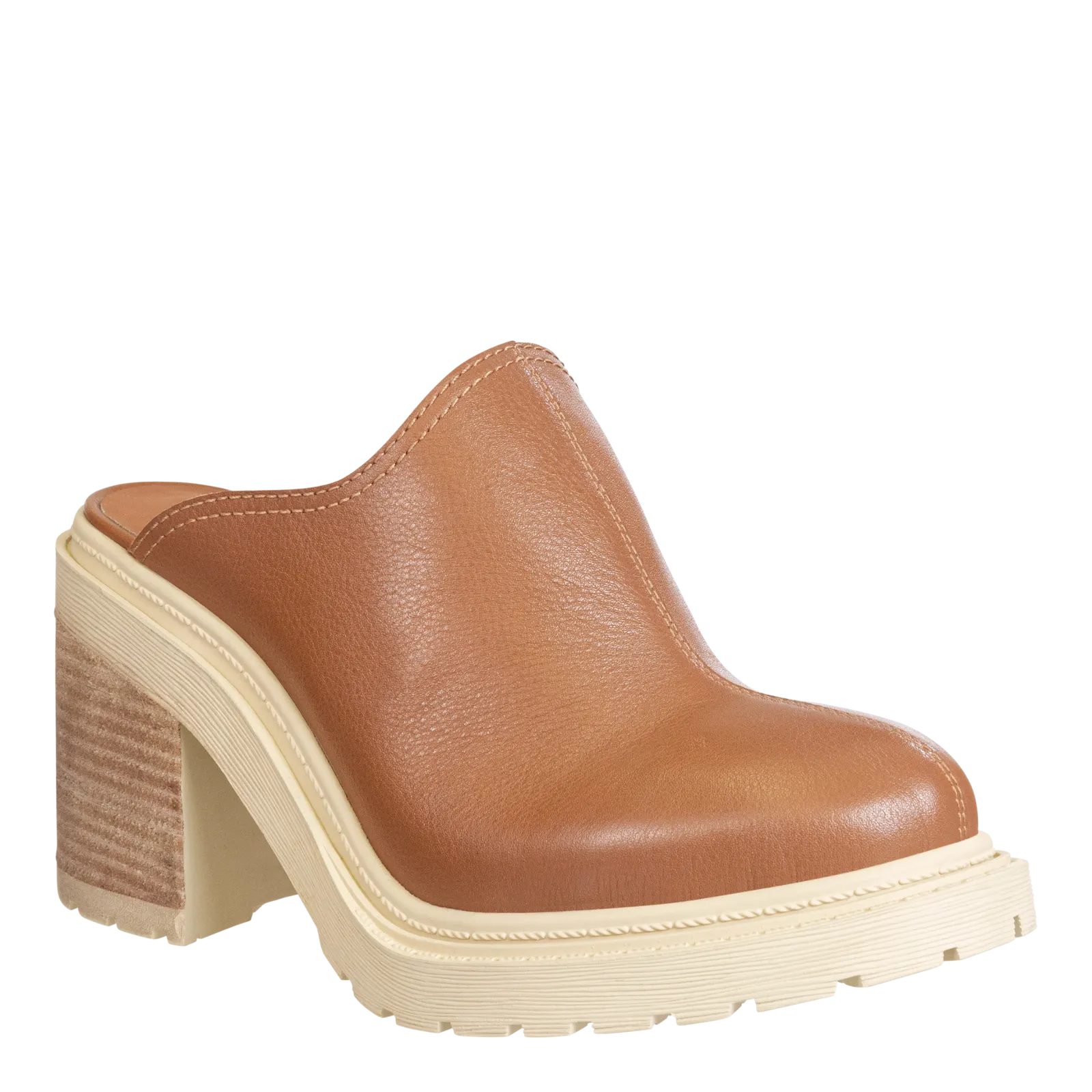 OTBT - RISE in CAMEL Heeled Mules