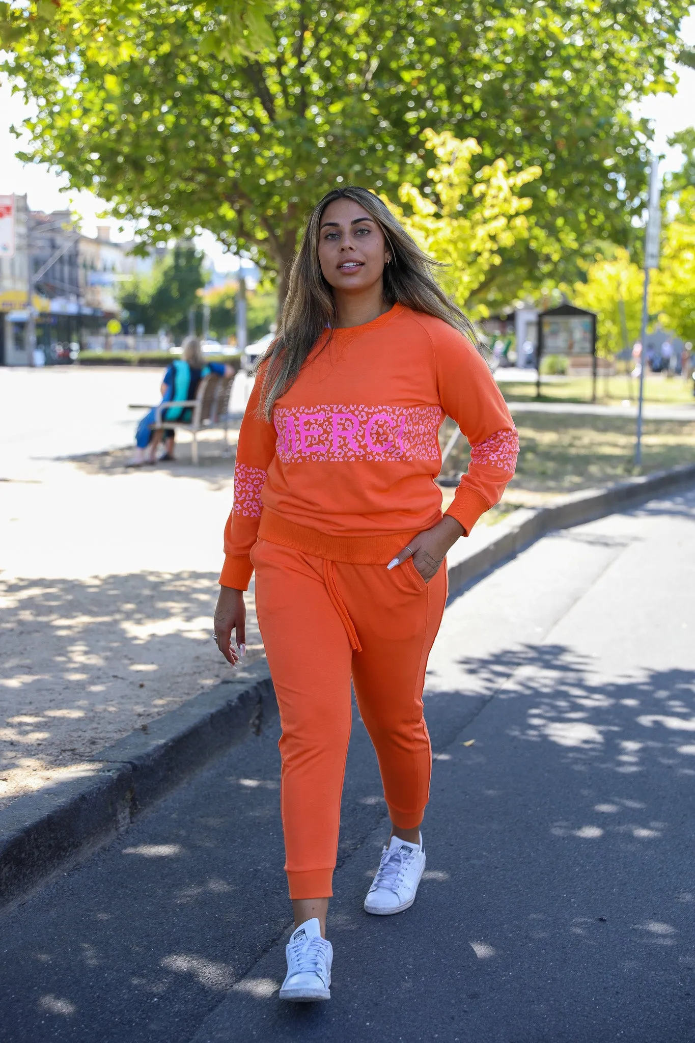 Oxford Joggers - Orange