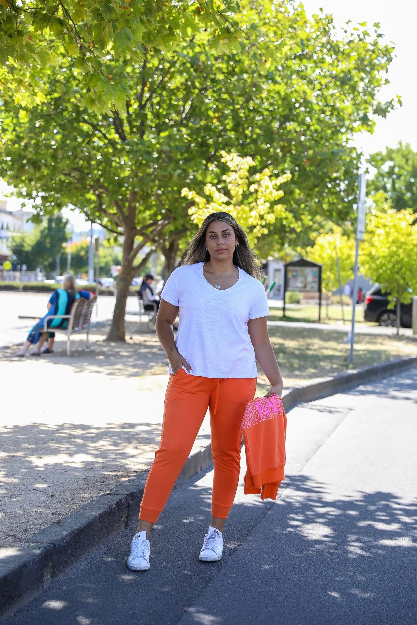 Oxford Joggers - Orange