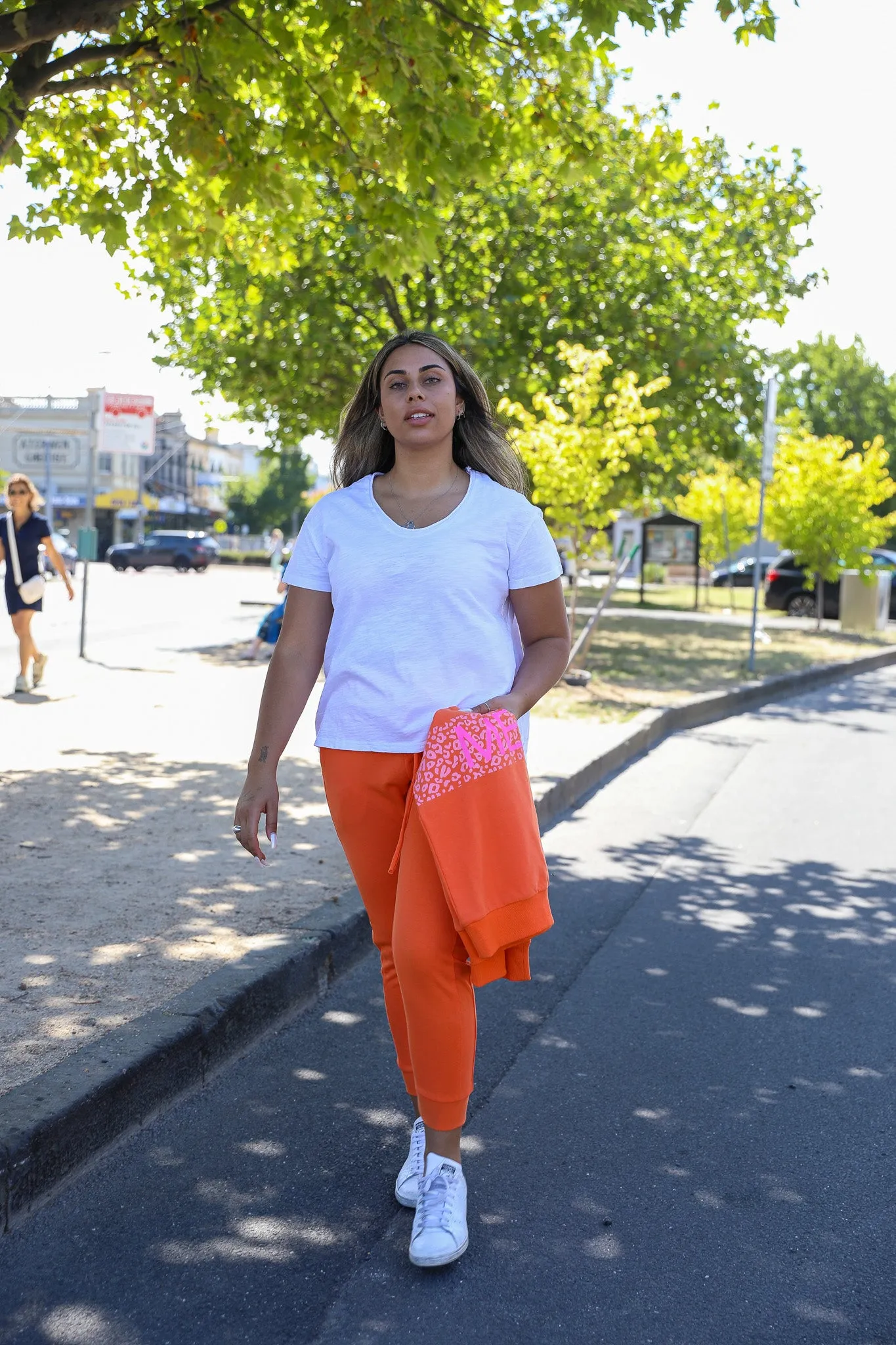 Oxford Joggers - Orange