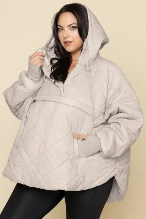 Pillow Packable Puffer Jacket - Silver Birch