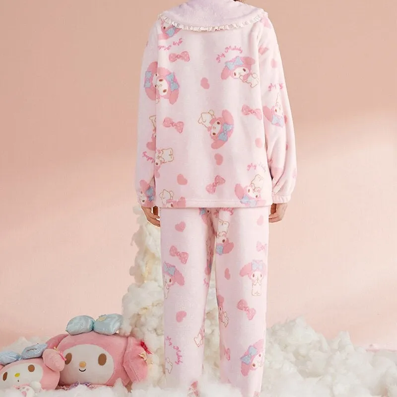 Pink Bunny Pajama Set