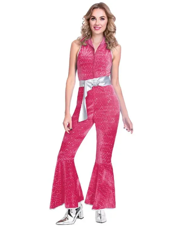 Pink Disco Jumpsuit