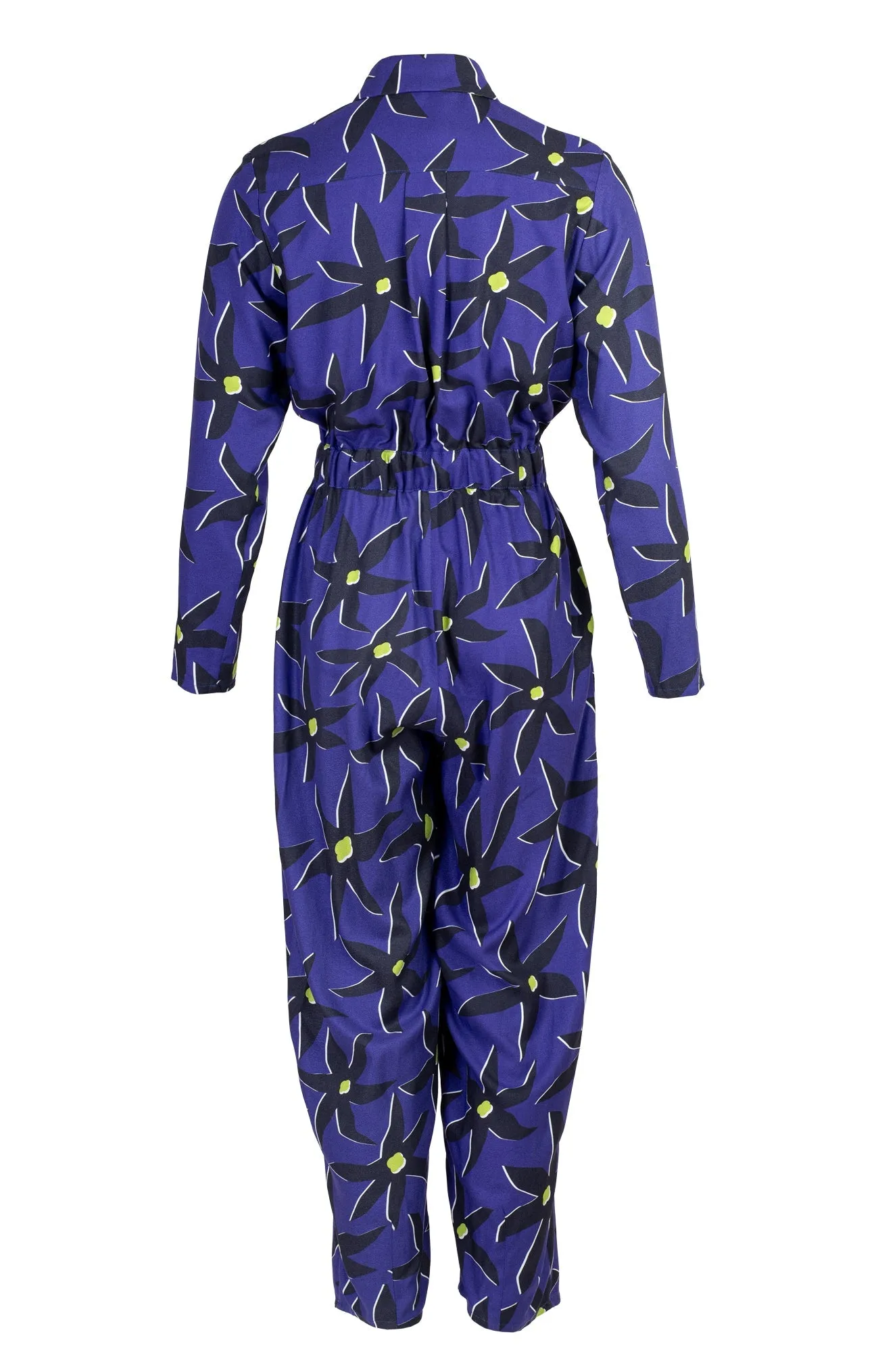 Pipacs Barrel Leg Jumpsuit Starflower Blue