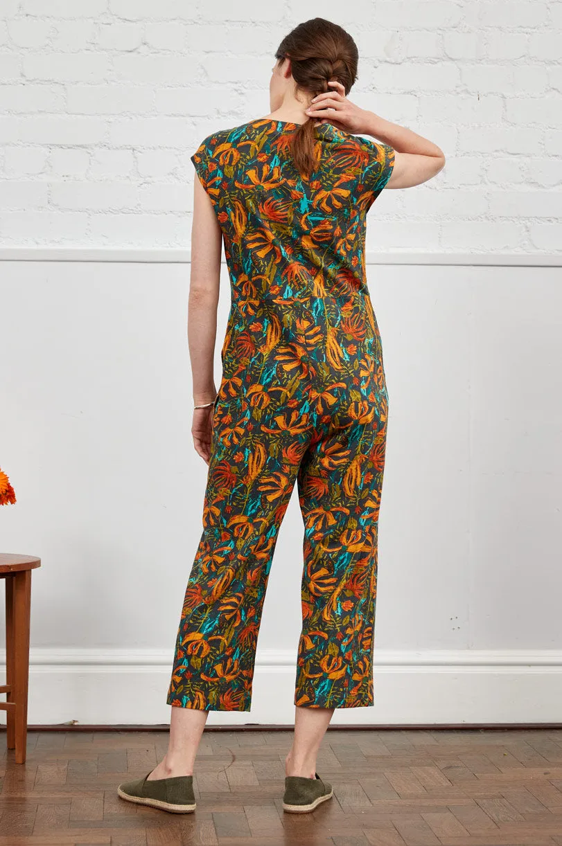 Printed Jersey Jumpsuit