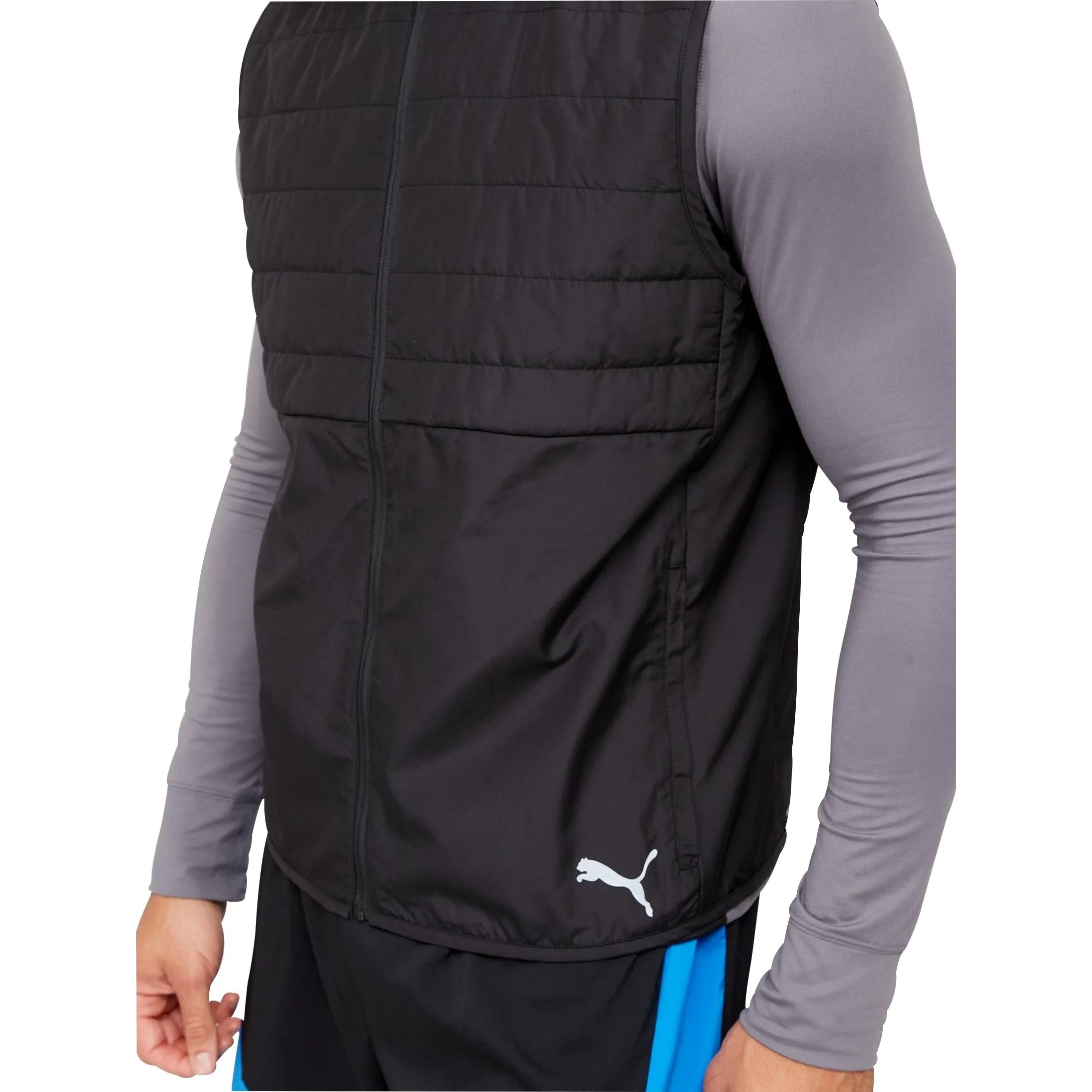 Puma Favourite Puffer Mens Running Gilet - Black