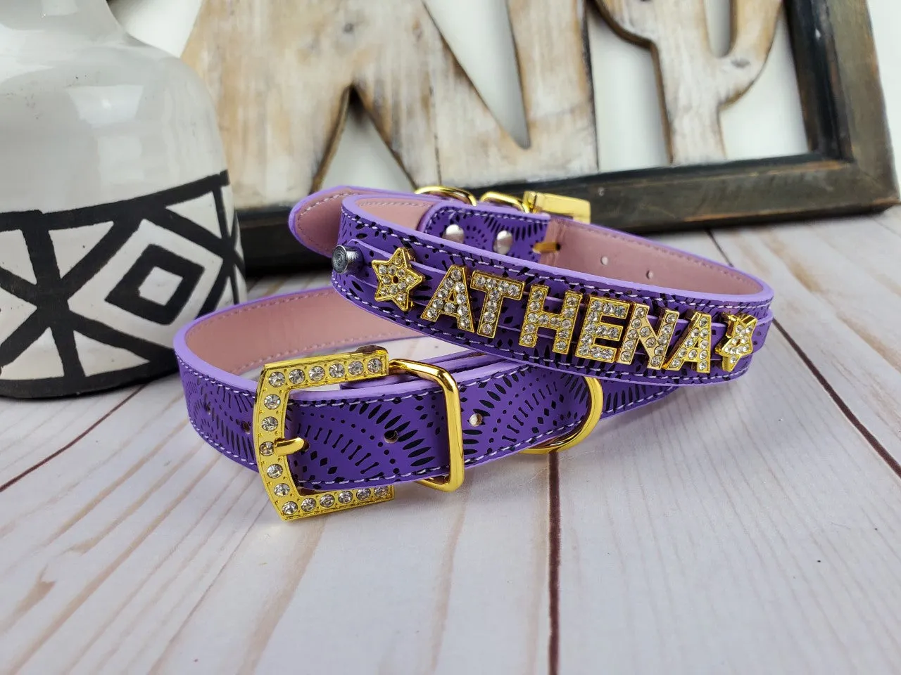 Purple Tribal Tiki Collar (M only)