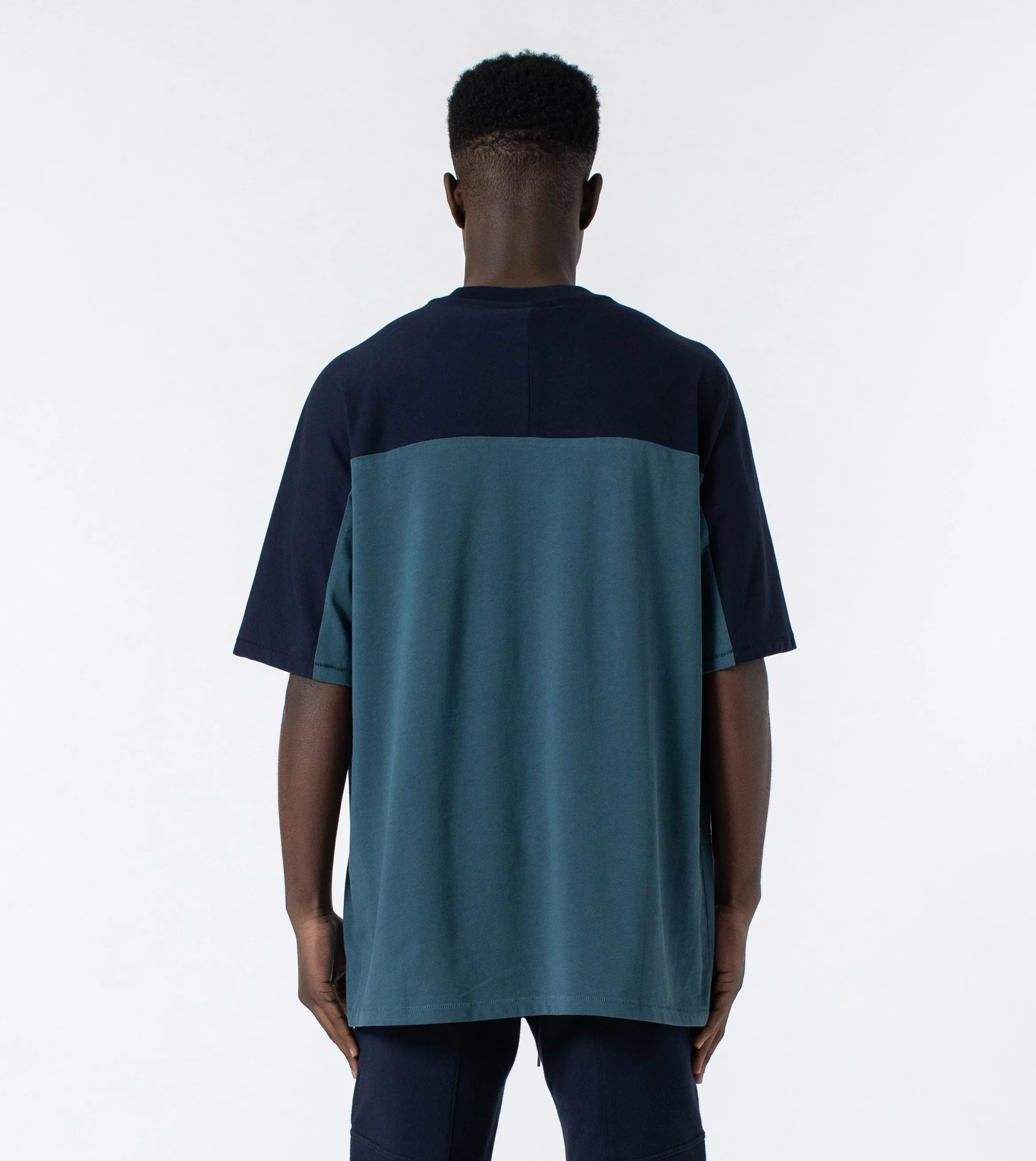 QB Rugger Tee Dk Aqua/Indigo