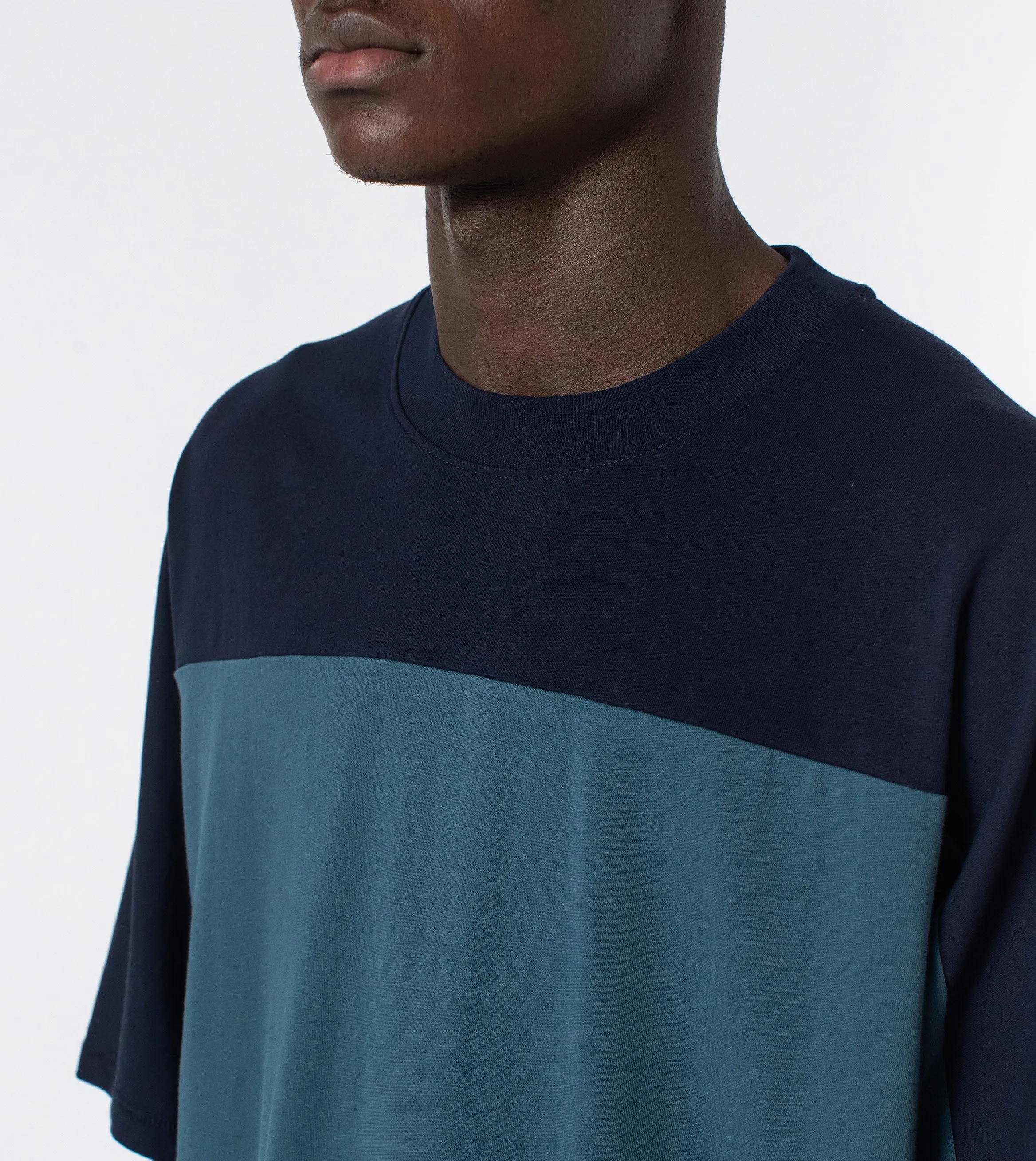 QB Rugger Tee Dk Aqua/Indigo