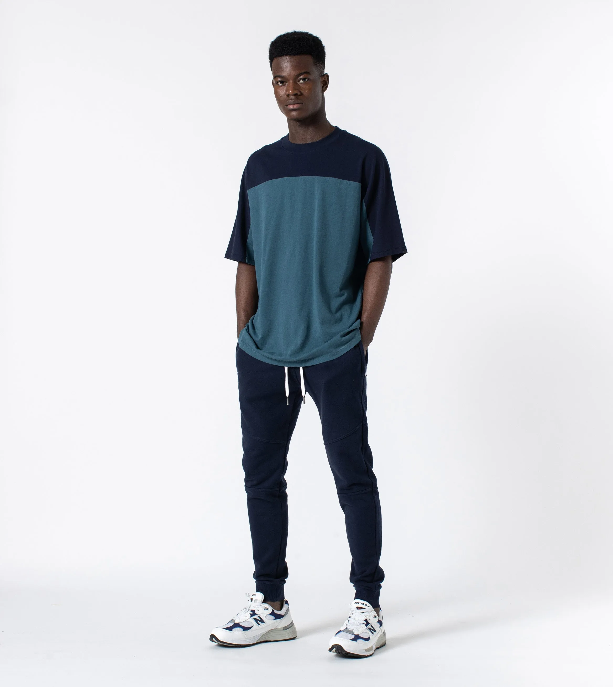 QB Rugger Tee Dk Aqua/Indigo