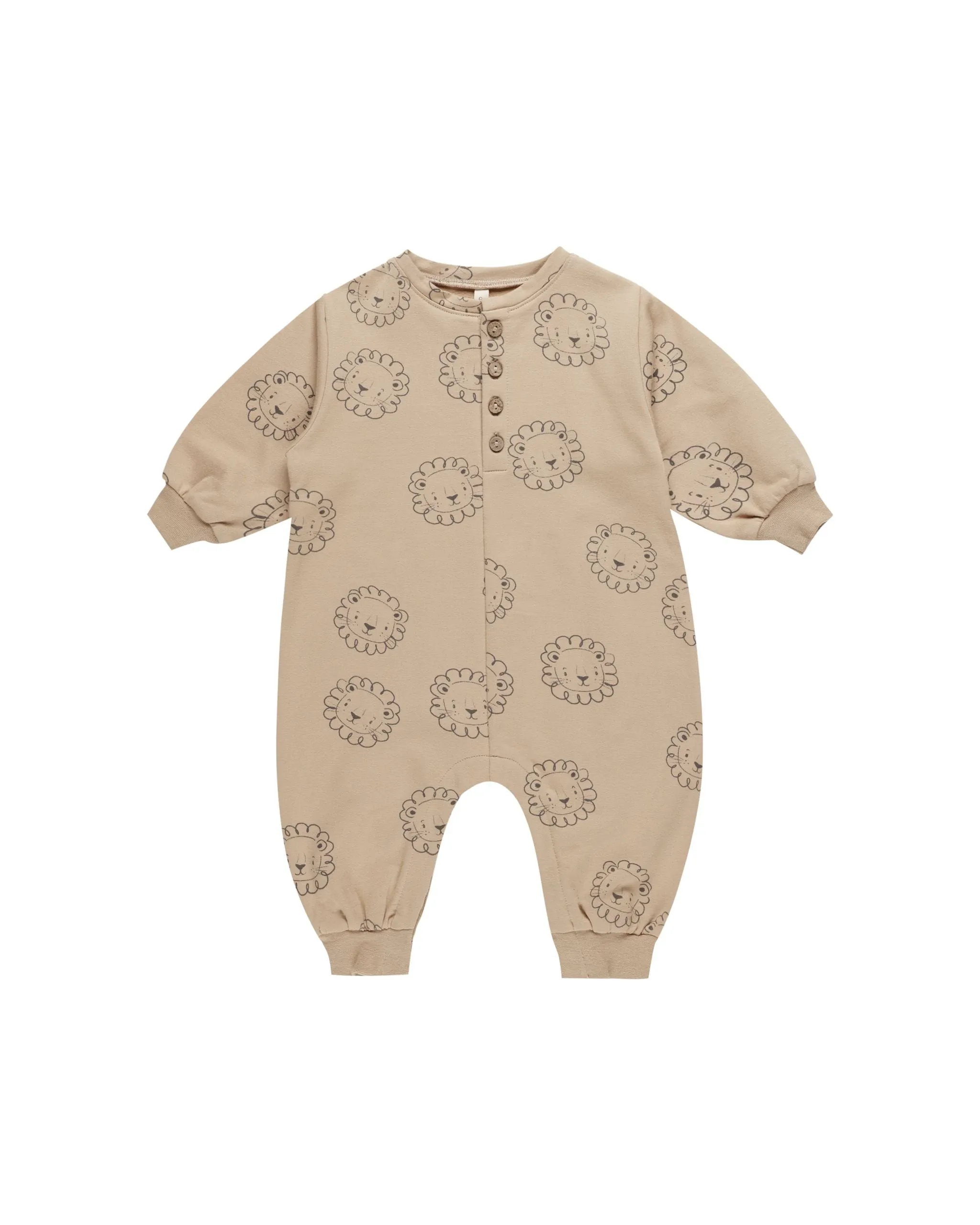 Relaxed Fleece Jumpsuit | Lions