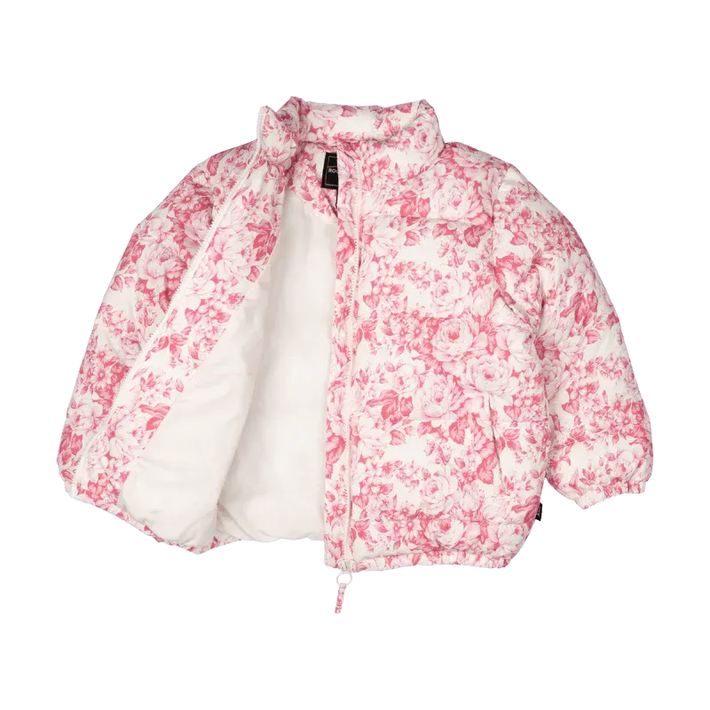 Rock Your Baby Floral Toile Padded Jacket with Lining