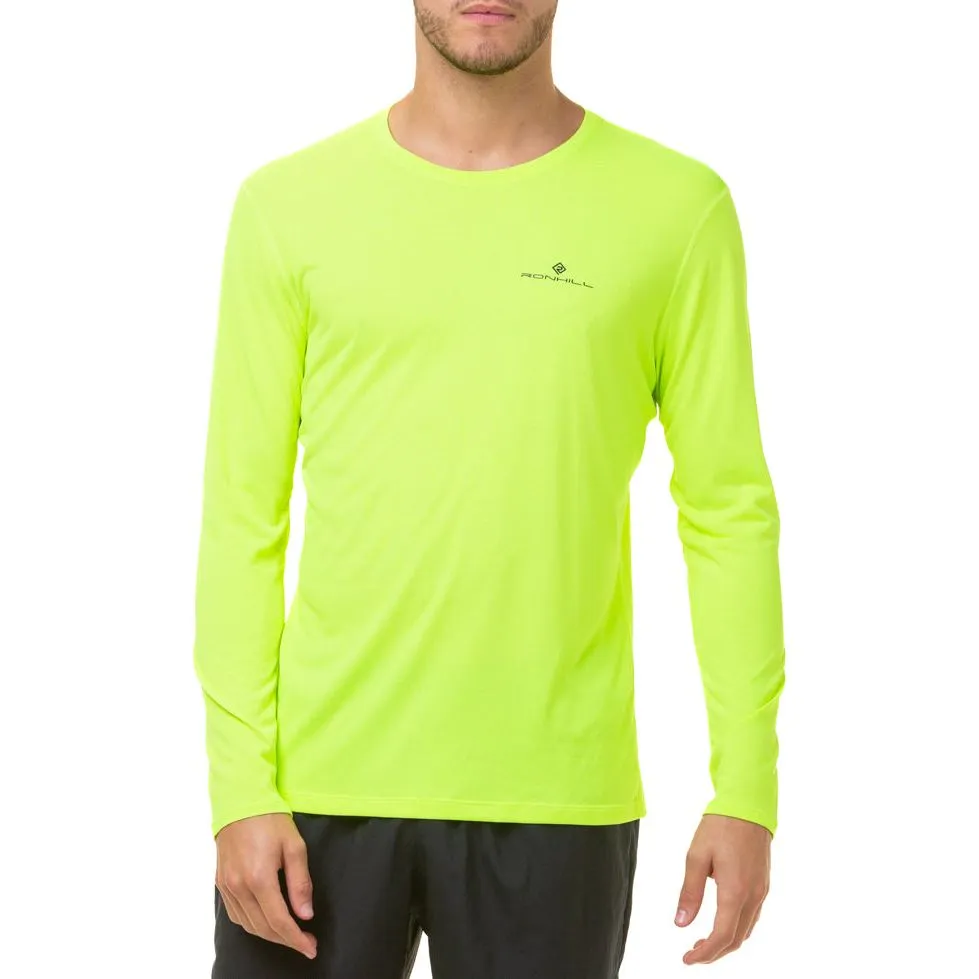 Ronhill Core Long Sleeve Mens Running Top - Yellow