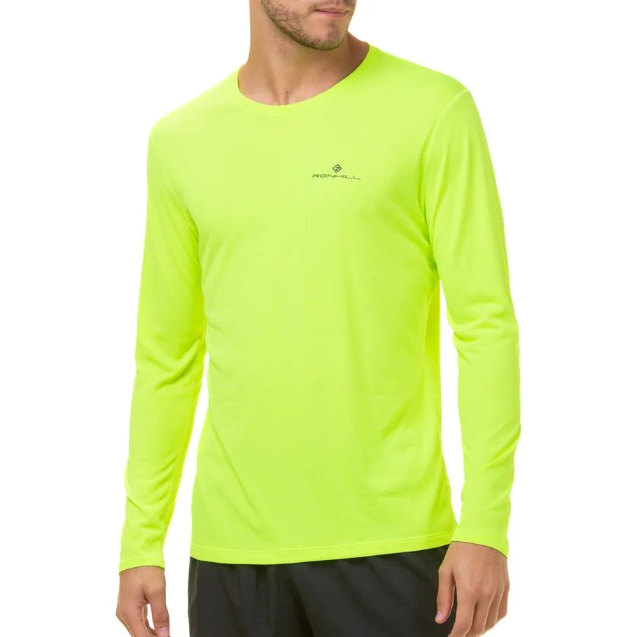 Ronhill Core Long Sleeve Mens Running Top - Yellow