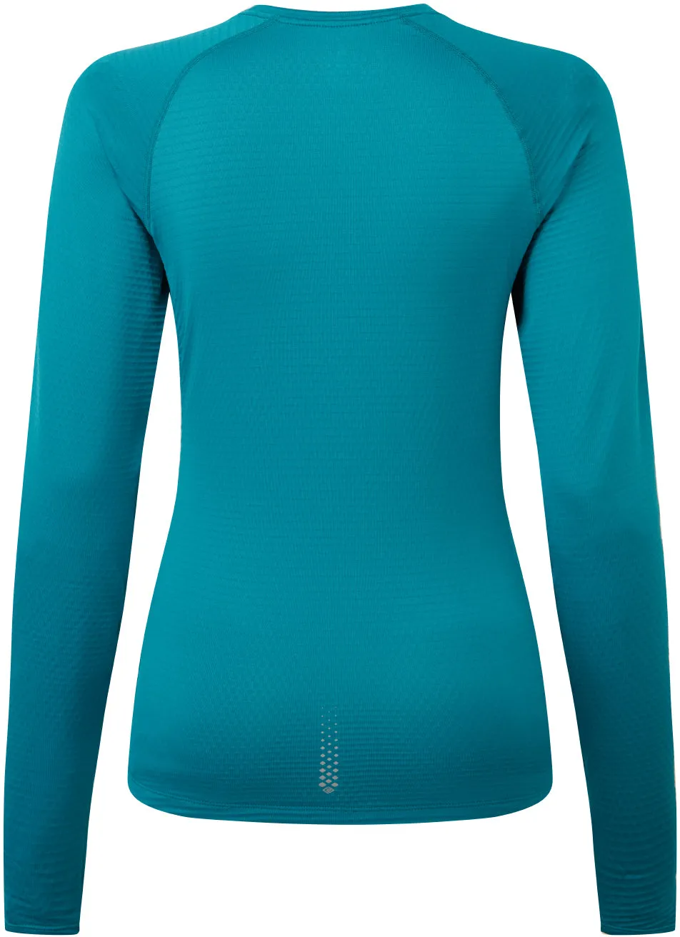 Ronhill Tech Winter Long Sleeve Womens Running Top - Blue