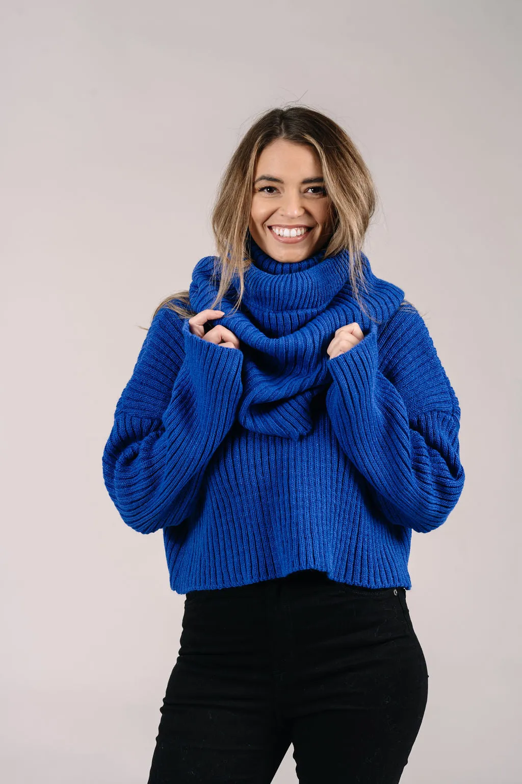 Saffron Knit Blue